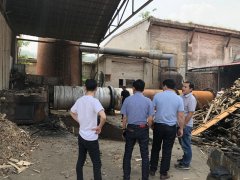 帶客戶參觀考察現場