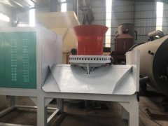 客戶自帶垃圾碎布毛皮下腳料試機成功